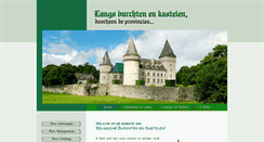 Desktop Screenshot of burchten-kastelen.be