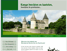 Tablet Screenshot of burchten-kastelen.be